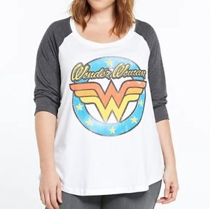 Wonder woman true vintage raglan tee